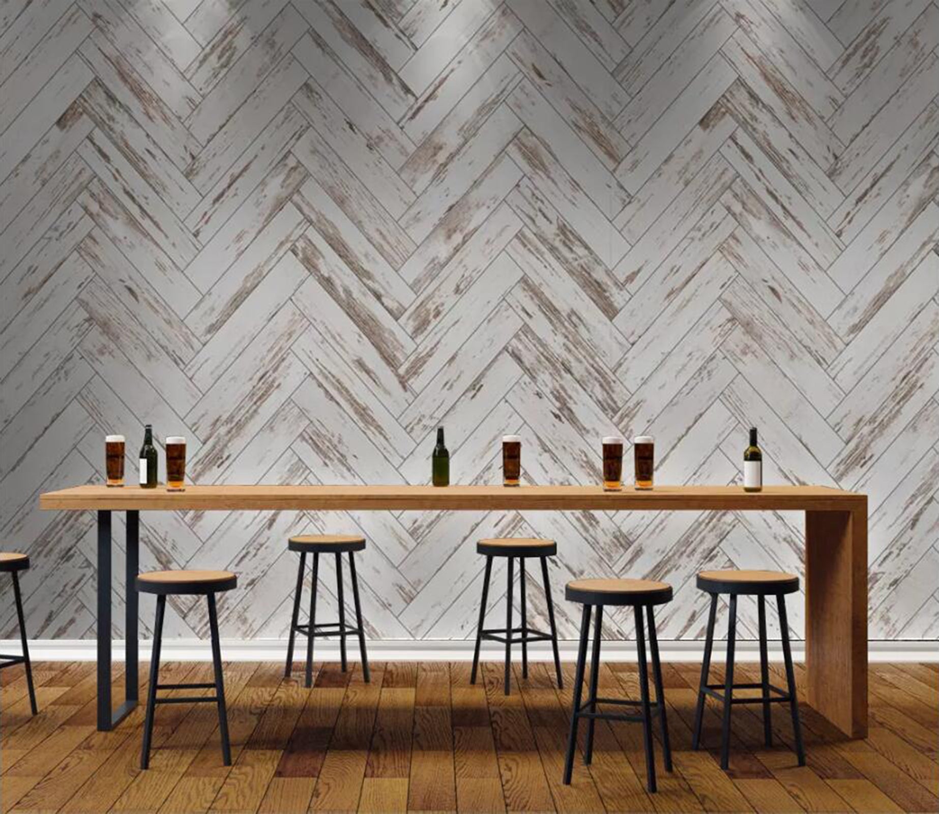 3D Colored Wooden Geometry WC26 Wall Murals Wallpaper AJ Wallpaper 2 
