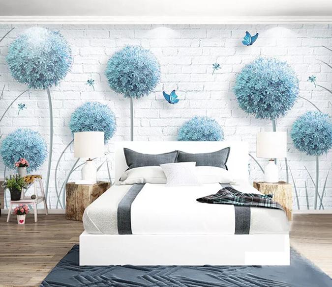 3D Dandelion 264 Wall Murals Wallpaper AJ Wallpaper 2 