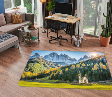 3D Sunny Forest 1138 Marco Carmassi Rug Non Slip Rug Mat