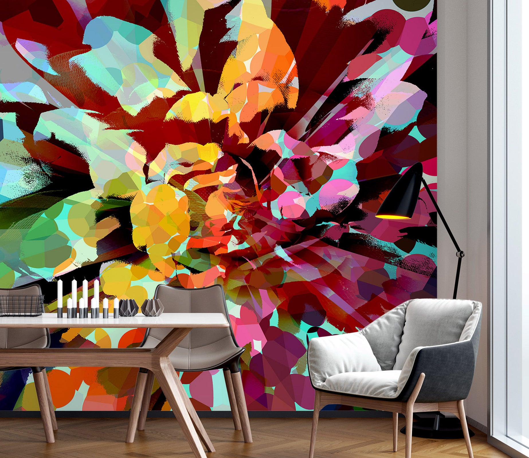 3D Colorful Pattern 19110 Shandra Smith Wall Mural Wall Murals