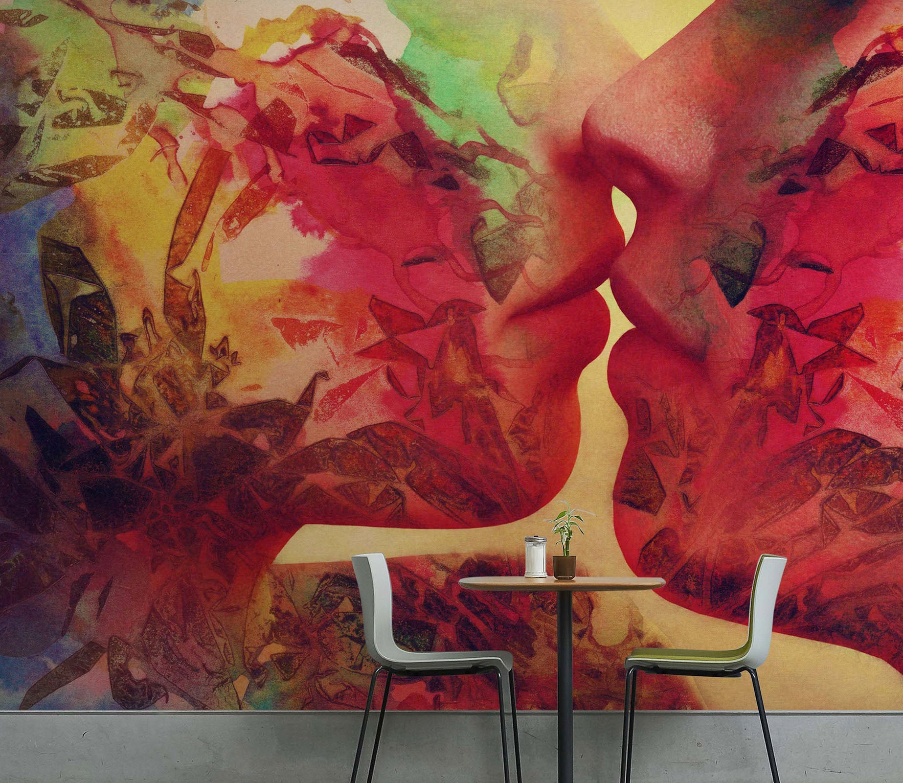 3D Graffiti Love 1405 Marco Cavazzana Wall Mural Wall Murals