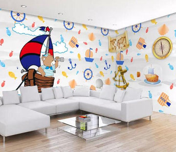 3D Bear Balloon 318 Wall Murals Wallpaper AJ Wallpaper 2 