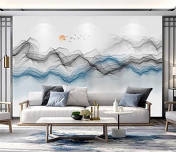 3D Color Wave WC87 Wall Murals Wallpaper AJ Wallpaper 2 