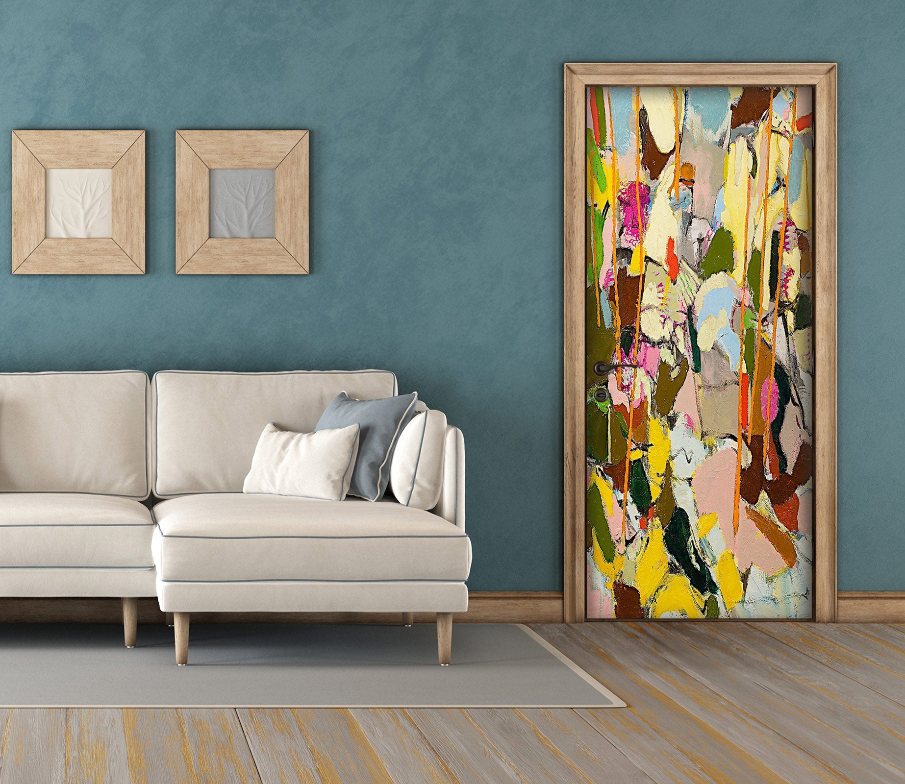 3D Paint Brush Texture 9350 Allan P. Friedlander Door Mural