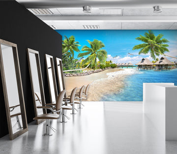 3D Beach Holiday Sea 44 Wall Murals Wallpaper AJ Wallpaper 2 
