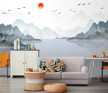 3D Light Landscape 643 Wall Murals