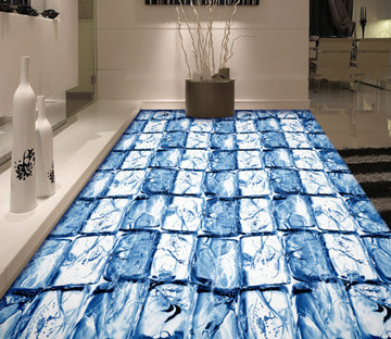 3D Ice Cube Arrangement 408 Floor Mural  Wallpaper Murals Rug & Mat Print Epoxy waterproof bath floor