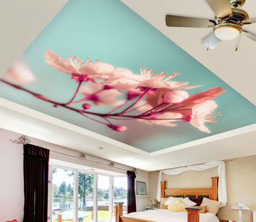 3D Pink Flower 2574 Assaf Frank Ceiling Wallpaper Murals