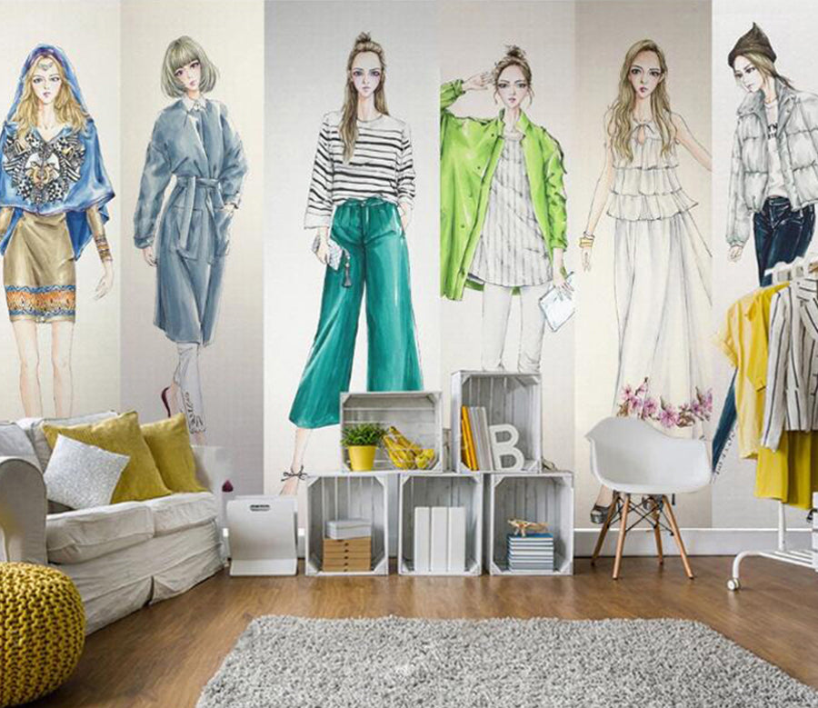3D Summer Clothes 1595 Wall Murals