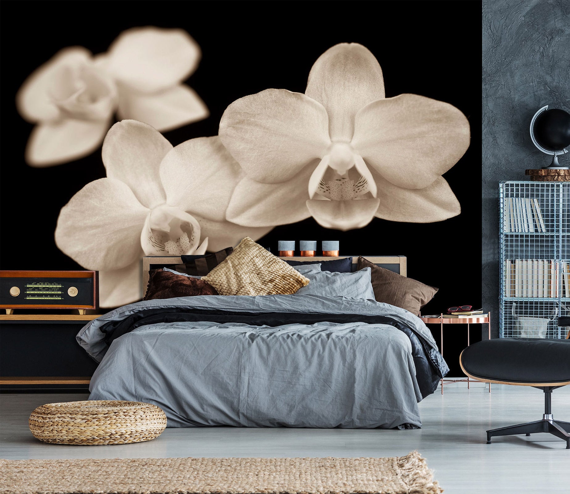 3D White Flower 6204 Assaf Frank Wall Mural Wall Murals