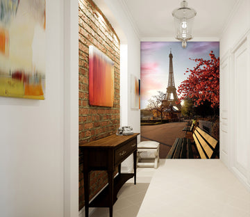 3D Eiffel Tower 073 Wall Murals