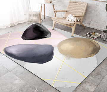 3D Colored Stone Pattern WG318 Non Slip Rug Mat Mat AJ Creativity Home 