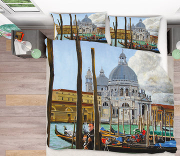 3D Building Ship 11066 Matthew Holden Bates Bedding Bed Pillowcases Quilt