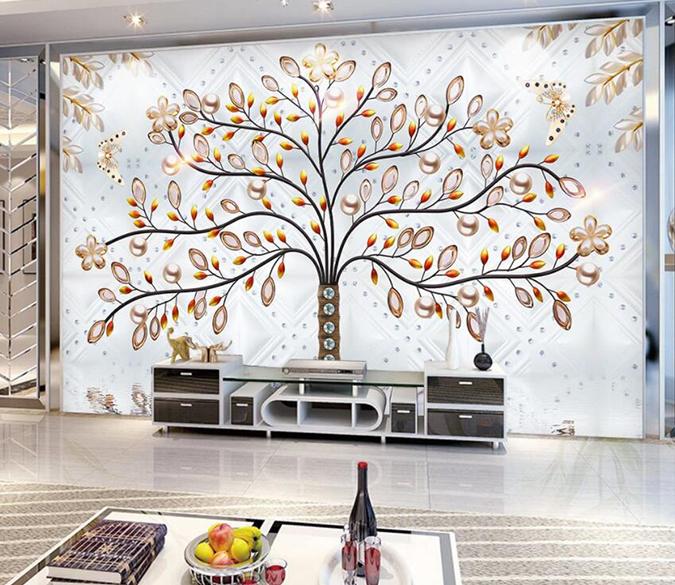 3D Tree 212 Wall Murals Wallpaper AJ Wallpaper 2 