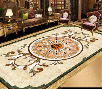 3D Marble Black Pattern WG443 Floor Mural Wallpaper AJ Wallpaper 2 