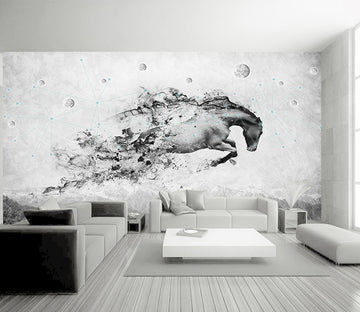 3D Horse Running WG222 Wall Murals