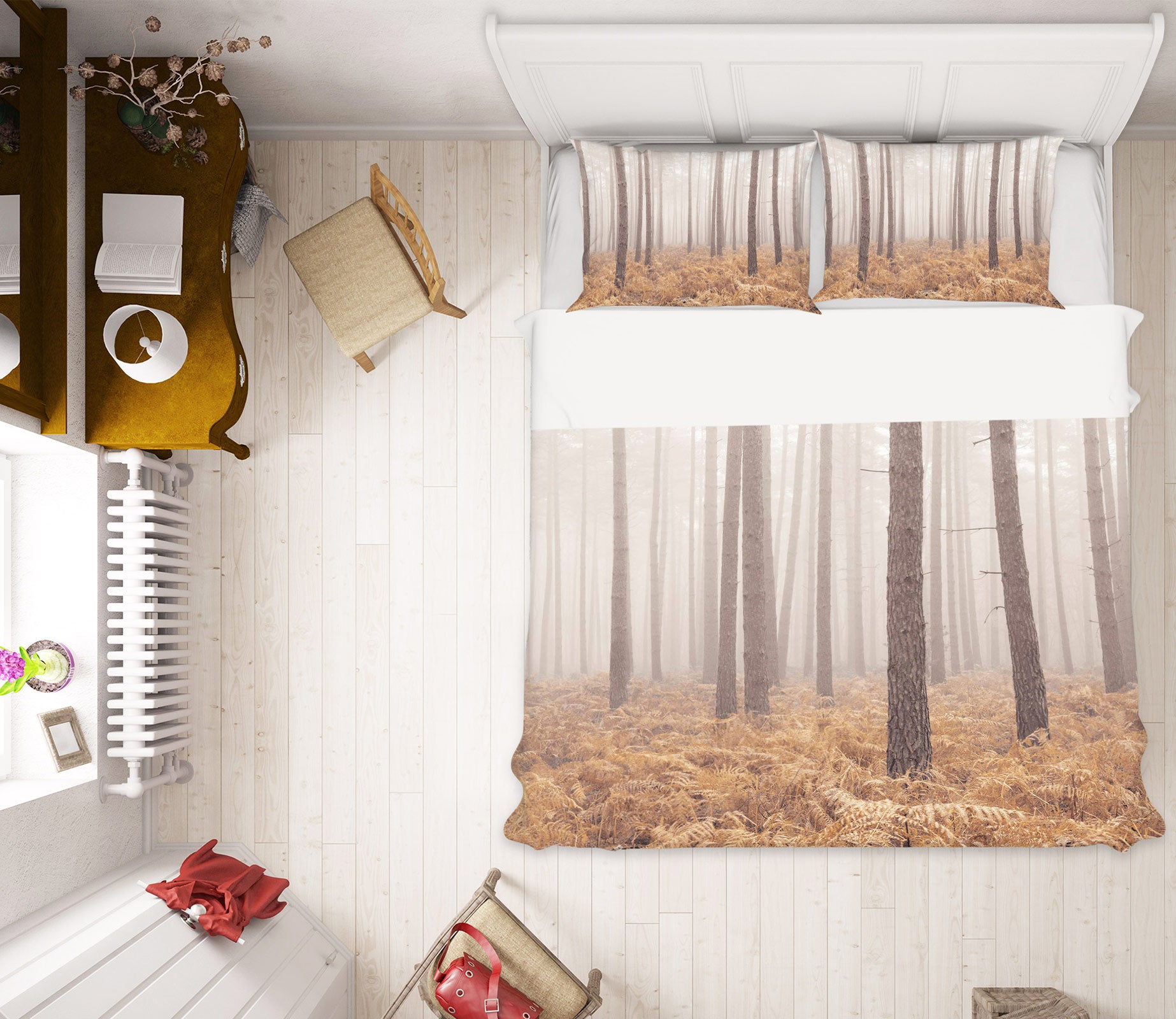 3D Autumn Woods 7015 Assaf Frank Bedding Bed Pillowcases Quilt Cover Duvet Cover