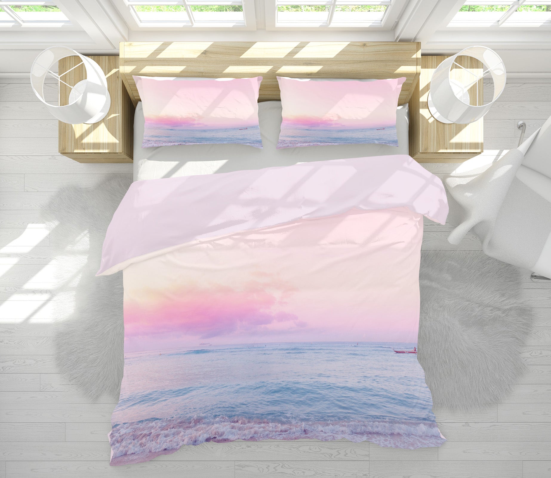 3D Sea And Sky 2005 Noirblanc777 Bedding Bed Pillowcases Quilt