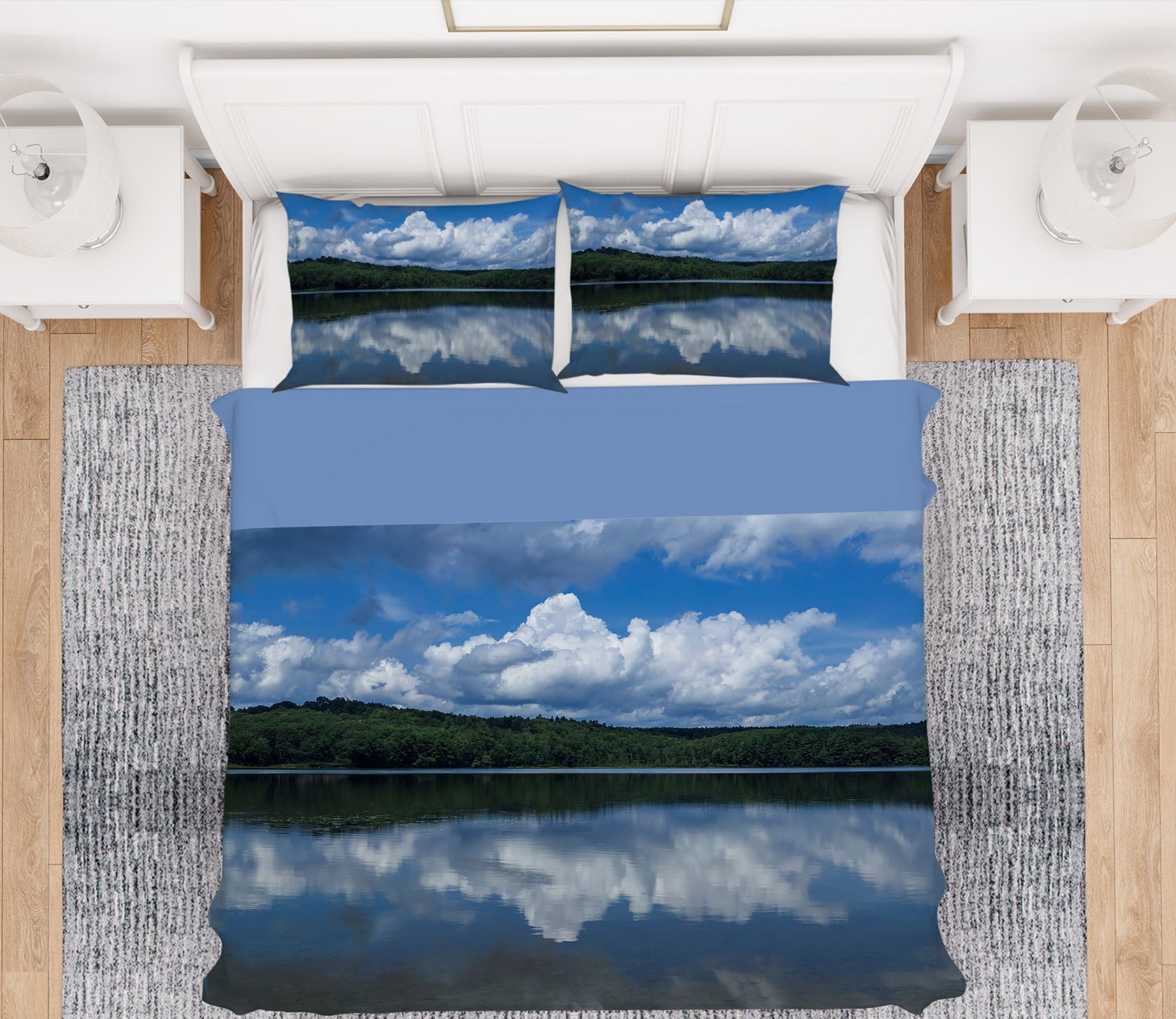 3D Cloud Lake 1004 Jerry LoFaro bedding Bed Pillowcases Quilt