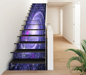 3D Galaxy Vortex 024 Stair Risers