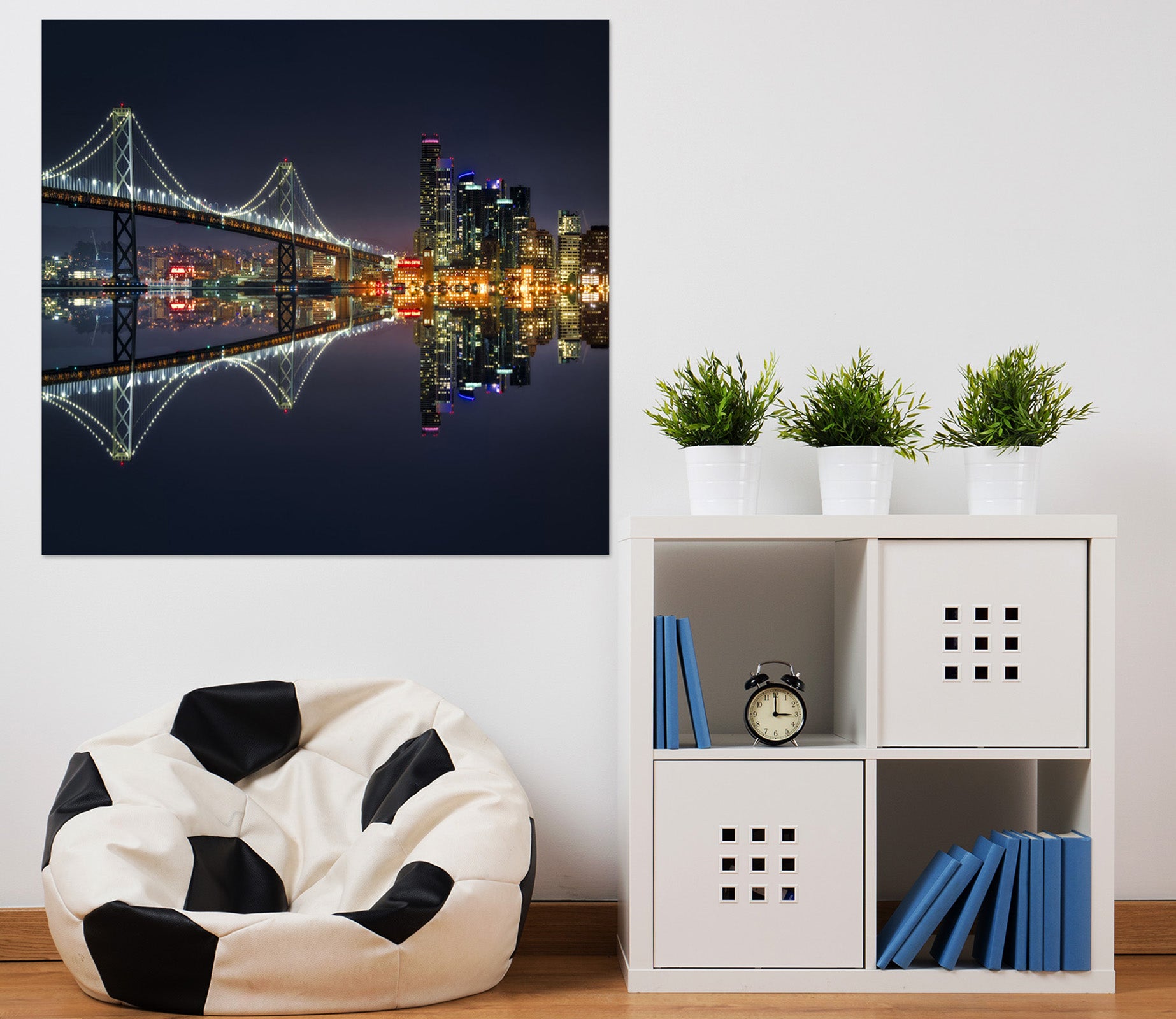 3D River Bridge 131 Marco Carmassi Wall Sticker