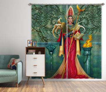 3D Queen Scepter 7194 Ciruelo Curtain Curtains Drapes