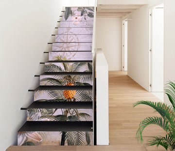 3D Pineapple Tree 11045 Andrea Haase Stair Risers