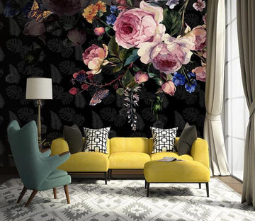 3D Pink Rose 509 Wall Murals Wallpaper AJ Wallpaper 2 
