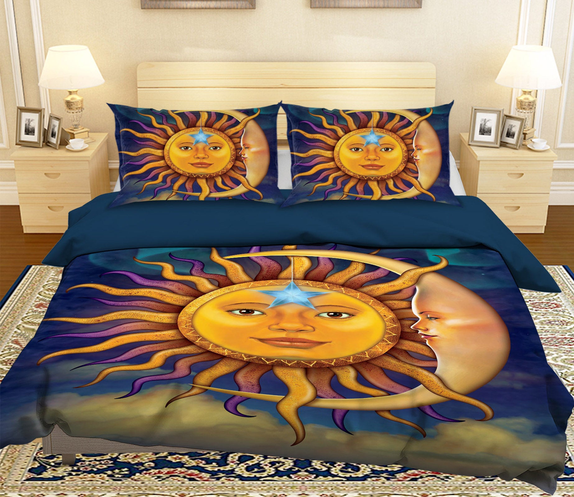 3D God Of The Sun 2048 Bed Pillowcases Quilt Exclusive Designer Vincent