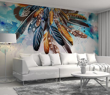 3D Feather 156 Wall Murals Wallpaper AJ Wallpaper 2 