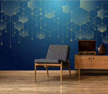 3D Golden Diamond WC36 Wall Murals Wallpaper AJ Wallpaper 2 