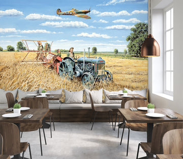 3D Harvesting Victory 1028 Trevor Mitchell Wall Mural Wall Murals