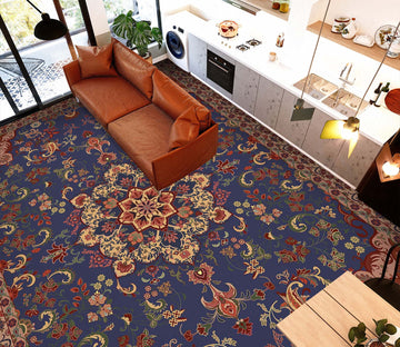 3D Classical Flower Pattern 1519 Floor Mural  Wallpaper Murals Self-Adhesive Removable Print Epoxy