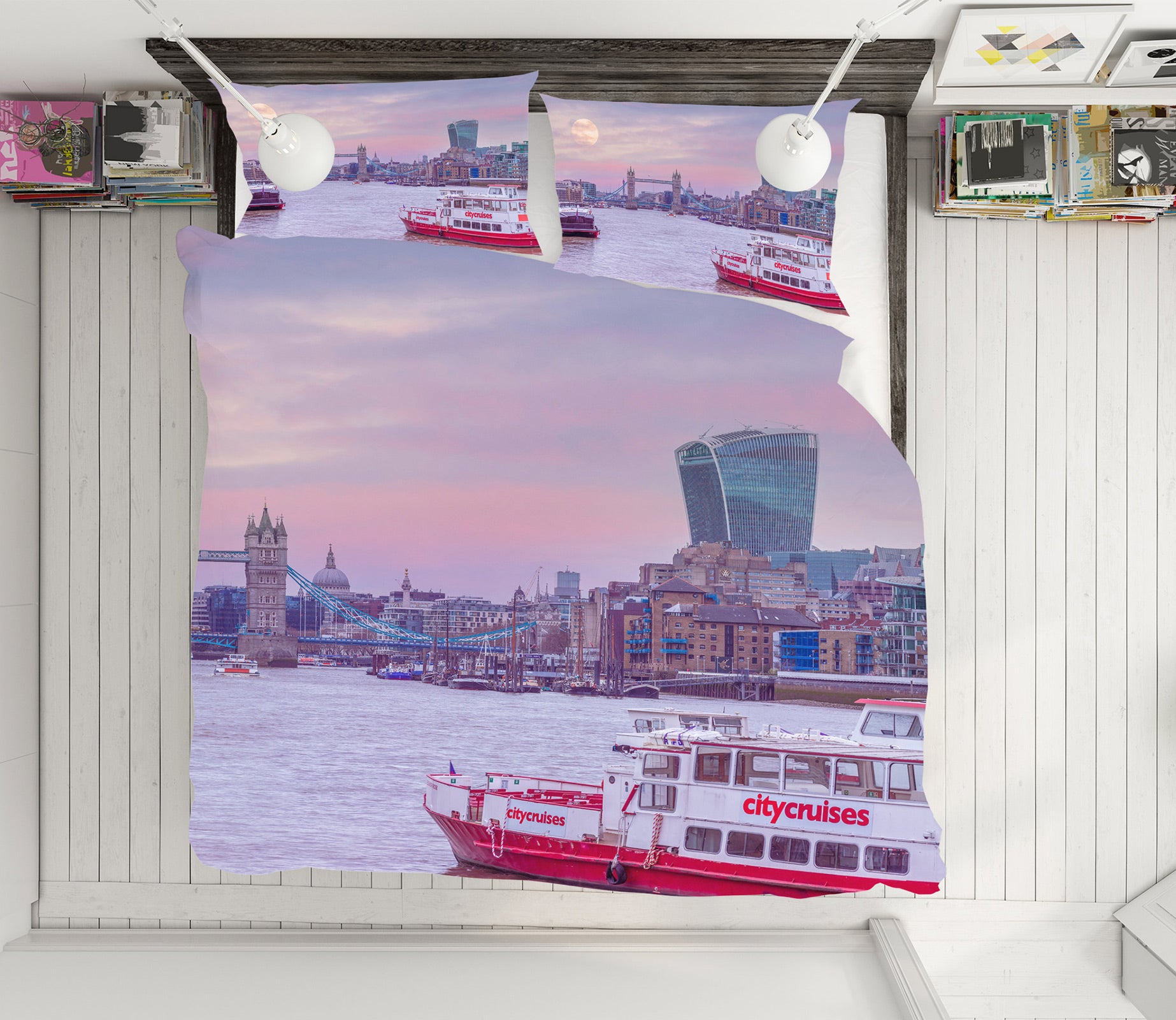 3D Sea Bridge 6960 Assaf Frank Bedding Bed Pillowcases Quilt Cover Duvet Cover