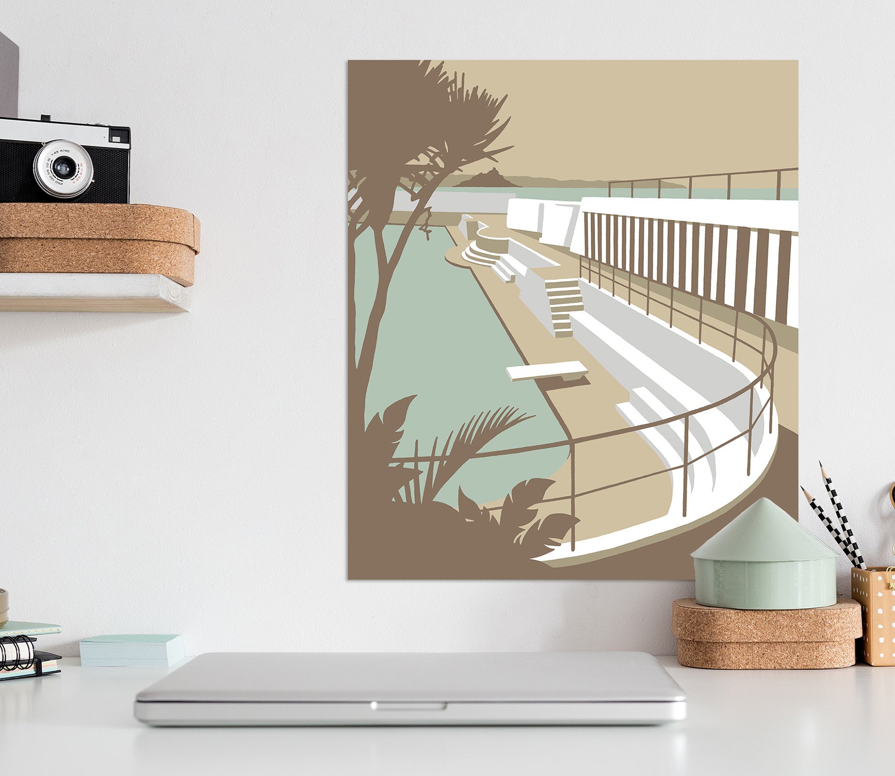 3D Penzance Pool 042 Steve Read Wall Sticker