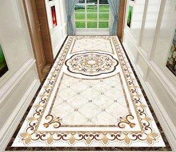3D Marble Rectangular Lace WG611 Floor Mural Wallpaper AJ Wallpaper 2 