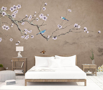 3D Peach Blossom 1436 Wall Murals