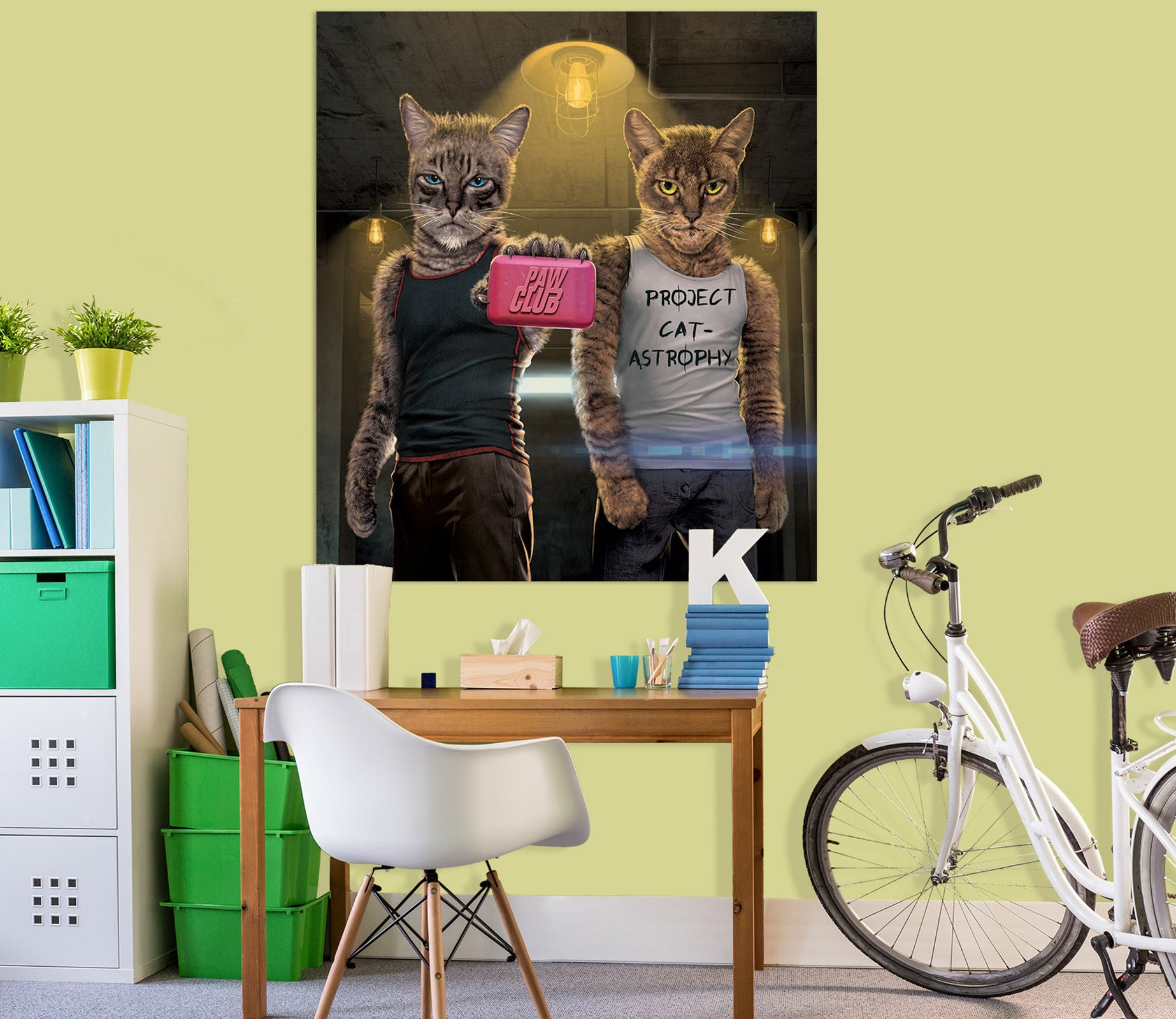 3D Paw Club 057 Vincent Hie Wall Sticker