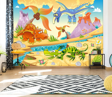 3D Color Forest 2071 Wall Murals