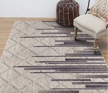 3D Black Lines WG236 Non Slip Rug Mat Mat AJ Creativity Home 