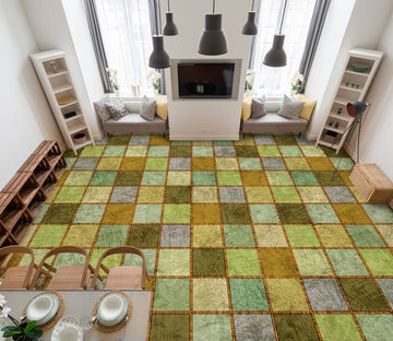 3D Retro Green Series 1372 Floor Mural  Wallpaper Murals Self-Adhesive Removable Print Epoxy