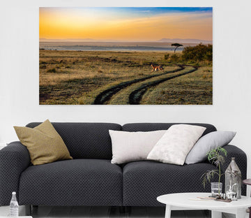 3D Sunset Antelope 29 Animal Wall Stickers Wallpaper AJ Wallpaper 2 