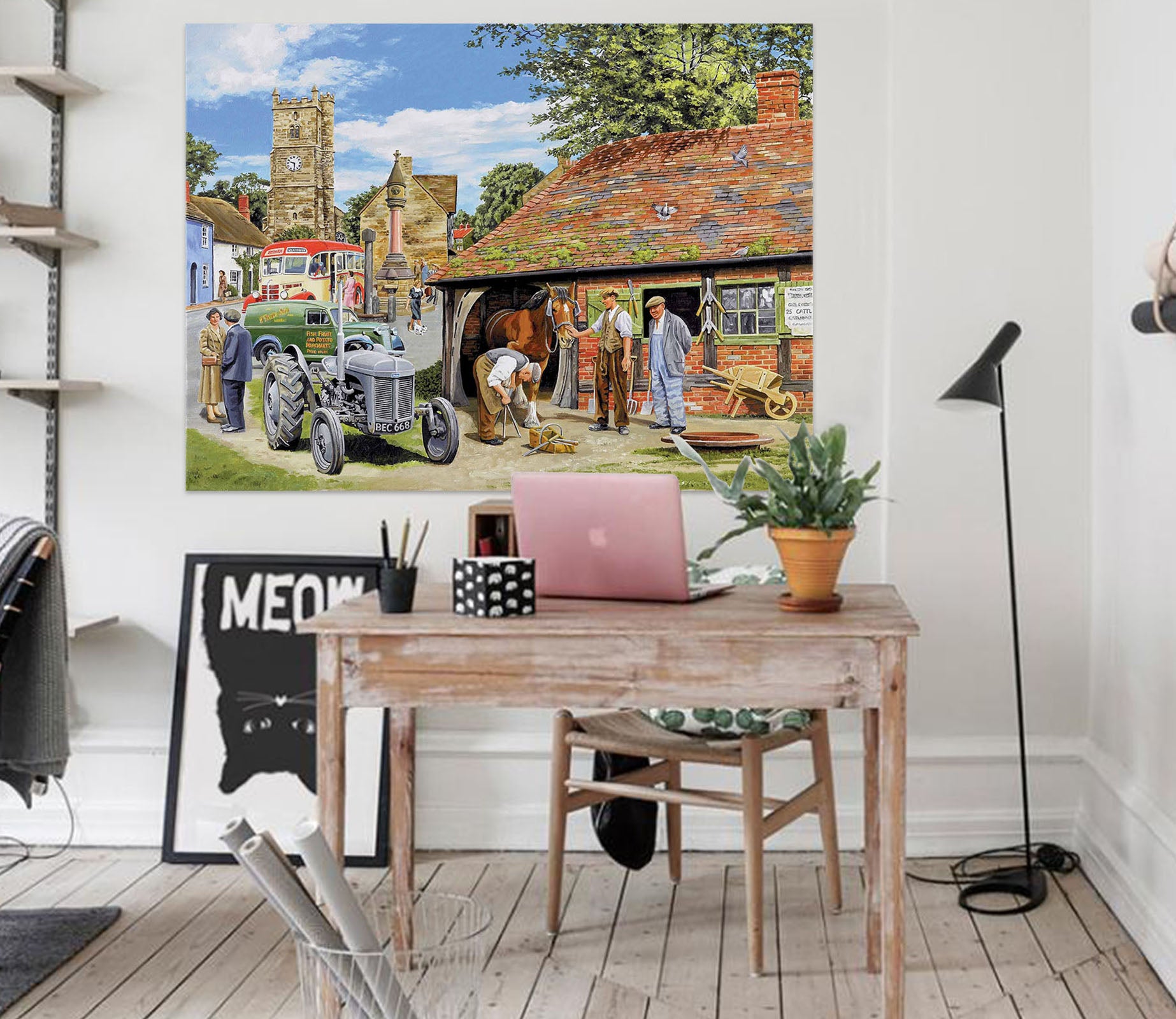 3D Old Friends 052 Trevor Mitchell Wall Sticker