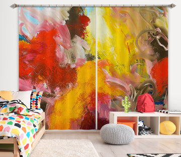 3D Painted Colors 109 Allan P. Friedlander Curtain Curtains Drapes