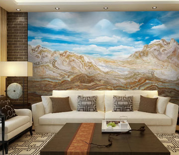 3D Mountain Pattern WC340 Wall Murals