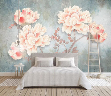 3D Pink Flowers WC40 Wall Murals Wallpaper AJ Wallpaper 2 