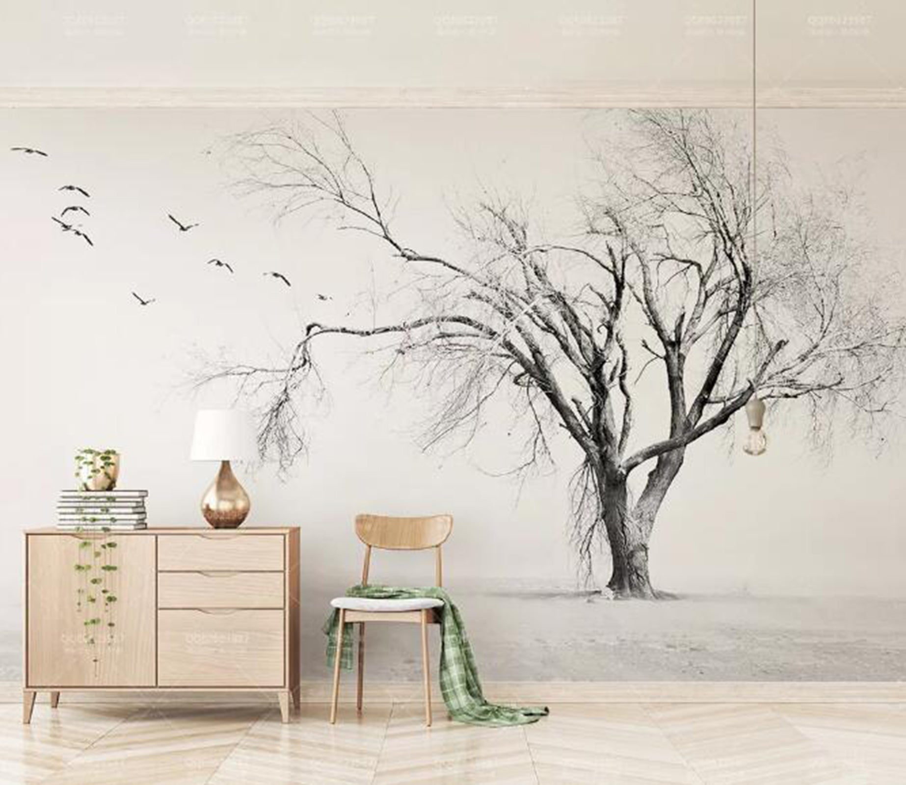 3D Tree Branch WG51 Wall Murals Wallpaper AJ Wallpaper 2 