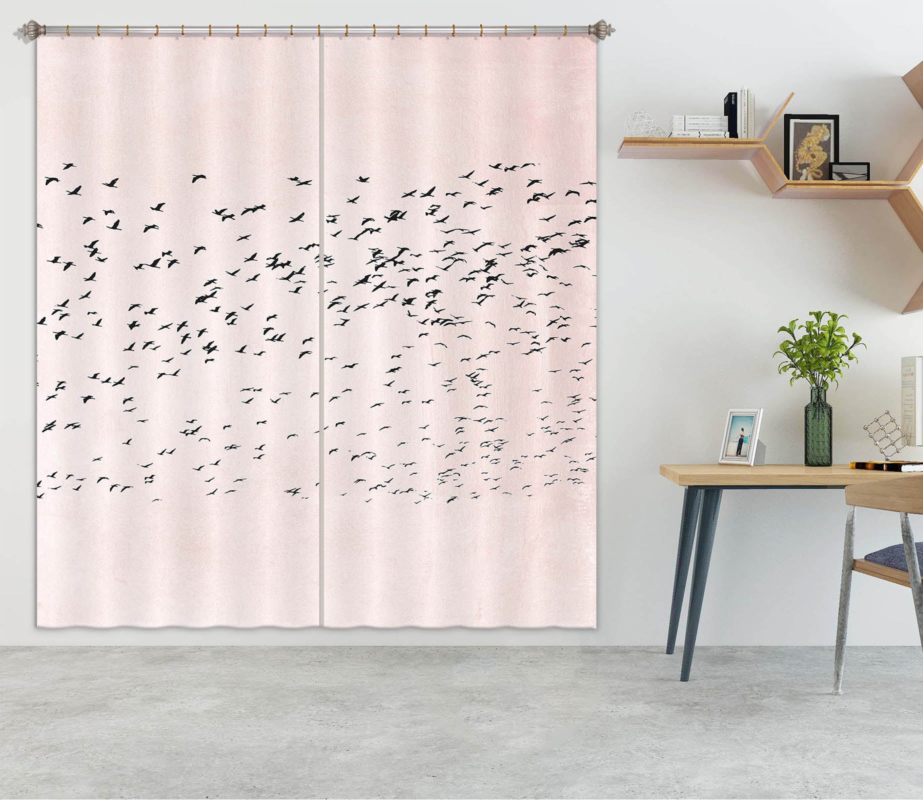 3D Moving On 048 Boris Draschoff Curtain Curtains Drapes