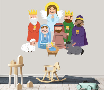 3D Angel Cartoon Crown 16 Wall Stickers Wallpaper AJ Wallpaper 