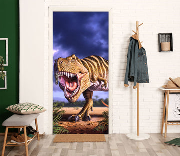 3D Tyrannosaurus Rex 112118 Jerry LoFaro Door Mural